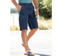 Jeansbermudas CATAMARAN, Herren, Gr. 60, Normalgrößen, blau (blau, stone, washed), 99% Baumwolle, 1% Elasthan, unifarben, kurz, Jeans (91142054-60) blau, stone, washed