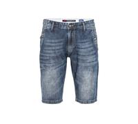 Jeansbermudas CIPO & BAXX "Bermuda & Short", Herren, Gr. 33, Normalgrößen, blau, 98% Baumwolle, 2% Elasthan, unifarben, Basic, regular fit kurz, Jeans, aus Baumwollmix (59724443-33) blau