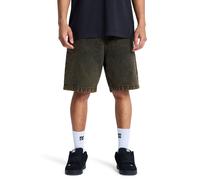 Jeansbermudas DC SHOES "Baggy", Herren, Gr. 28(XS), golden olive, Obermaterial: 75% Baumwolle, 25% Baumwolle., Jeans (76615527-28) golden olive