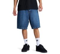 Jeansbermudas DC SHOES "Baggy", Herren, Gr. 32(M), stone indigo, Obermaterial: 75% Baumwolle, 25% Baumwolle., Jeans (17396446-32) stone indigo