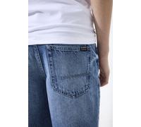 Jeansbermudas GARCIA "Ilyano Short", Mädchen, Gr. 134, N-Gr, blau (medium used), Denim/Jeans, Obermaterial: 100% Baumwolle, unifarben, normal knielang, Jeans, im 5-Pocket-Stil, for Boys (71250155-134)