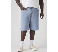 Jeansbermudas LEVI'S PLUS "LV Shorts 469 LOOSE S", Herren, Gr. 44, N-Gr, blau (light run short), Denim/Jeans, Obermaterial: 100% Baumwolle, loose fit kniebedeckend, Jeans, Loose Fit (88335117-44) ligh