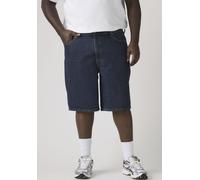 Jeansbermudas LEVI'S PLUS "LV Shorts 469 LOOSE S", Herren, Gr. 48, N-Gr, blau (active run shorts), Denim/Jeans, Obermaterial: 100% Baumwolle, loose fit kniebedeckend, Jeans, Loose Fit (34570057-48) ac