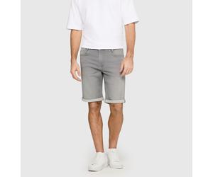 Jeansbermudas MAC "Jogn Bermuda", Herren, Gr. 34, N-Gr, light grau, Denim/Jeans, Obermaterial: 99% Baumwolle, 1% Elasthan, knielang, Jeans, Sommerhose (36749316-34) light grau