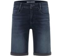 Jeansbermudas MAC "Jogn Bermuda", Herren, Gr. 36, N-Gr, tiefblau od schwarz, Denim/Jeans, Obermaterial: 99% Baumwolle, 1% Elasthan, knielang, Jeans, Sommerhose (96071753-36) tiefblau od schwarz
