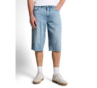 Jeansbermudas TOM TAILOR DENIM, Herren, Gr. XXL, N-Gr, blau (used light stone blau denim), Denim/Jeans, Obermaterial: 100% Baumwolle. Futter: 65% Polyester, 35% Baumwolle, unifarben, lässig geschnitte