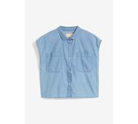 Jeansbluse aus fließender Baumwolle 170