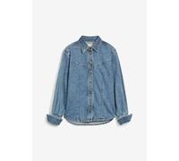 Jeansbluse aus reiner Baumwolle 36
