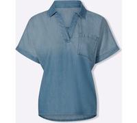 Jeansbluse blue-bleached 46