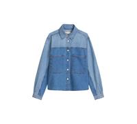 Marc O'Polo Denim Relaxed Fit Jeansbluse aus Baumwoll-Ananas-Mix in Jeansblau, Größe S
