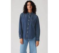 Levi's Damen Jeanshemd Harlie aus Baumwolle mit Spitzkragen, Blau (Play Around), XS