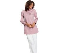 Longbluse CASUAL LOOKS, Damen, Gr. 44, lila (mauve), 100% Baumwolle, unifarben, Blusen Longbluse (63435868-44) mauve