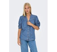 ONLY Jeans-Bluse in Blau - Größe M | Damen Blusen