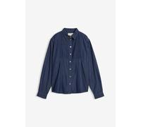 Jeansbluse, oversized aus Bio-Baumwolle 40