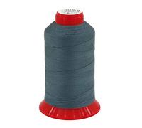 Jeansgarn Nähgarn Sattlergarn Ledergarn Steppgarn Knopfl, Stärke 30, 875 Meter (Stahlblau)