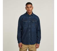 G-star D23616-d252 Slim Fit Langarmhemd L Worn In Deep Sea