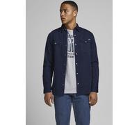 Jack & Jones Sheridan Langarmhemd XS Dark Navy / Slim Fit