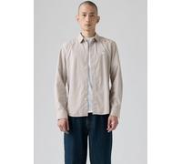 Levi's Herren Hemd Battery Housemark mit Logo, Slim Fit, Beige (Rory Stripe Bright White), L