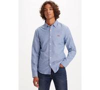 Levi's Herren Jeanshemd Battery HM Shirt Slim Langarm Logobadge Navy Peony S