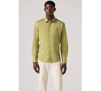 Jeanshemd LEVI'S "BATTERY HM SHIRT SLIM", Herren, Gr. XL, N-Gr, grün (sage), Denim/Jeans, Obermaterial: 98% Baumwolle, 2% Elasthan, slim fit, Hemden Jeanshemd, mit Logobadge (98644458-XL) sage