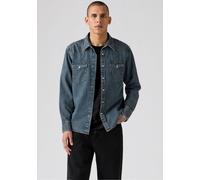 Jeanshemd LEVI'S "LE BARSTOW WESTERN STAND", Damen, Gr. XL, N-Gr, freeport braun weft, Web, Obermaterial: 100% Baumwolle, normal, Hemden Jeanshemd, mit Brusttaschen (83331466-XL)