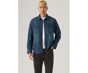 Jeanshemd LEVI'S "RELAXED FIT WESTERN", Herren, Gr. S, N-Gr, blau (too good), Denim/Jeans, Obermaterial: 100% Baumwolle, relaxed fit, 1-Knopf-Manschette, Hemden Jeanshemd, im Western-Stil (39253155-S)