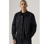Jeanshemd LEVI'S "RELAXED FIT WESTERN", Herren, Gr. XL, N-Gr, schwarz (tiebout ave worn, in), Denim/Jeans, Obermaterial: 100% Baumwolle, relaxed fit, 1-Knopf-Manschette, Hemden Jeanshemd, im Western-S