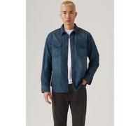Jeanshemd LEVI'S "RELAXED FIT WESTERN", Herren, Gr. XXL, N-Gr, too good, Denim/Jeans, Obermaterial: 100% Baumwolle, relaxed fit, 1-Knopf-Manschette, Hemden Jeanshemd, im Western-Stil (39253155-XXL)