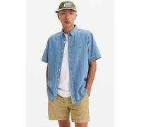 Levi's Herren SS Authentic Hemd mit Button-Down-Kragen, ELI MEDIUM Blue WASH, S
