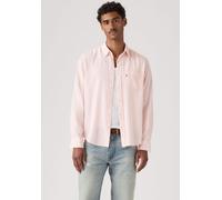 Jeanshemd LEVI'S "SUNSET 1 POCKET STANDARD", Herren, Gr. S, N-Gr, rosa (crystal pink cotton linen), Web, Obermaterial: 43% Leinen, 34% Viskose, 23% Baumwolle, Hemden Jeanshemd (10997247-S) crystal pin