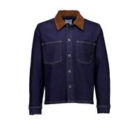 Jeanshemd LINDBERGH "Jeansjacke Modern Fit, Cropped", Herren, Gr. M, Normalgrößen, blau (indigo blau), Obermaterial: 99% Baumwolle, 1% Elasthan, Hemden Jeanshemd (79812919-M) indigo blau