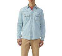 Regular Fit Jeanshemd aus Baumwoll-Mix im Western-Stil XL men Hellblau