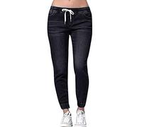 Jeanshose Damen Stretch Boyfriend Stil Denim Loose Freizeithose Stilvolle Damenjeans Skinny Fit Trachtenjeans Große Größen Trachtenjeans