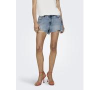 Only Pacy High Waist Denim Shorts Grau XL Frau (Herstellerartikelnummer: 15256232-LightBlueDenim-XL)