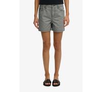 Jeanshotpants SUPERDRY "MID RISE STRIPE SHORT", Damen, Gr. 28, N-Gr, deep navy hickory stripe, Web, Obermaterial: 100% Baumwolle, gestreift, slim fit ca. Mitte Oberschenkel, Jeans (76449461-28) deep n