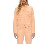 QS Slim Fit Jeansjacke mit Eingrifftaschen in Koralle, Größe S