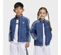 Jeansjacke ADIDAS ORIGINALS "FIREBIRD DEN TT", Jungen, Gr. 104, blau (medium vintage denim), Obermaterial: 100% Baumwolle, Jacken Jeansjacke (99983106-104) medium vintage denim
