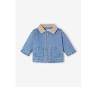 Jeansjacke Baby Jungen Vintage mit Steppfutter blau Gr. 92/98 von Vertbaudet