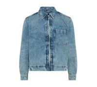 Jeansjacke BOSS ORANGE "LUNEY BO", Herren, Gr. XL, turquoise, aqua440, Denim/Jeans, Obermaterial: 100% Baumwolle, unifarben, regular fit normal, Rundhals, 1-Knopf-Manschette mit Schlitz, Jacken Jeansj