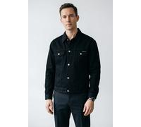 Jeansjacke CALVIN KLEIN JEANS "90S CK CLASSIC BLACK TRUCKER", Herren, Gr. XL, ck classic schwarz, Denim/Jeans, Obermaterial: 100% Baumwolle, unifarben, klassisch normal, Rundhals, eingesetzt angesetzt