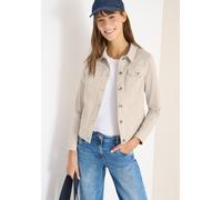 Jeansjacke CECIL, Damen, Gr. M (40), dust beige, Denim/Jeans, Obermaterial: 98% Baumwolle, 2% Elasthan. Futter: 100% Baumwolle, unifarben, regular fit normal, gerader Abschluss, Jacken Jeansjacke, mit