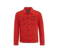 Jeansjacke CIPO & BAXX "Cipo & Baxx Jacke CJ289", Herren, Gr. S, rot, Obermaterial: 100% Baumwolle CO. Futter: 100% Baumwolle CO. 100% Baumwolle CO., uni, regular fit, V-Ausschnitt, Jacken Jeansjacke,