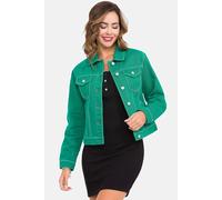 Jeansjacke CIPO & BAXX Gr. S, grün Damen Jacken Jeansjacken in modernem Look (94217916-S)
