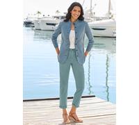 Jeansjacke CLASSIC BASICS, Damen, Gr. 42, blau (blau, bleached), 81% Baumwolle, 17% Polyester, 2% Elasthan, Jacken Jeansjacke (99945022-42) blau, bleached