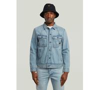 Jeansjacke G-STAR "A-Line Slim Denim Jacke", Damen, Gr. L, sun faded pacific blau, Obermaterial: 30% Baumwolle, 20% Baumwolle, Jacken Jeansjacke (13913705-L) sun faded pacific blau