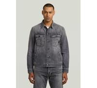 Jeansjacke G-STAR "A-Line Slim Jacke", Herren, Gr. M, faded scoria grau, Obermaterial: 100% Baumwolle, Jacken Jeansjacke (58574548-M) faded scoria grau