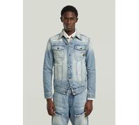 Jeansjacke G-STAR "Essential Arc 3D Unisex Jacke", Herren, Gr. L, blau (vintage annecy restorot), Obermaterial: 100% Baumwolle, Jacken Jeansjacke (10822144-L) vintage annecy restorot