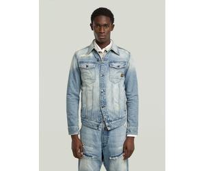 Jeansjacke G-STAR "Essential Arc 3D Unisex Jacke", Herren, Gr. XL, vintage annecy restorot, Obermaterial: 100% Baumwolle, Jacken Jeansjacke (10822144-XL) vintage annecy restorot