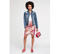 Jeansjacke HEINE, Damen, Gr. 42, blau (blau denim), 95% Baumwolle, 3% Polyester, 2% Elasthan, unifarben, Jacken Jeansjacke (83762722-42) blau denim