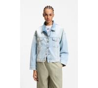 HUGO Boxy-Fit Jacke aus festem blauem Denim - Style Lou_B, 50557023 Hellblau S